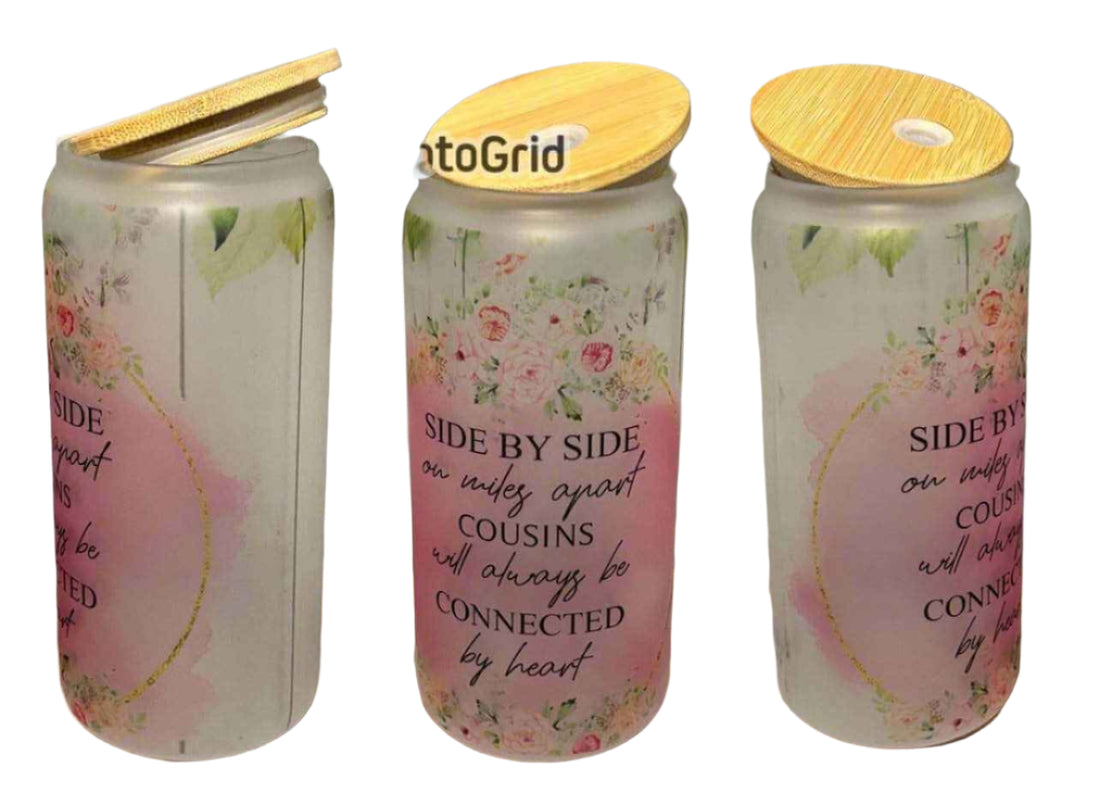 16 oz Frosted Glass Tumblers