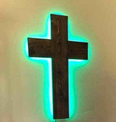 LED Crosses-Various Stains Available