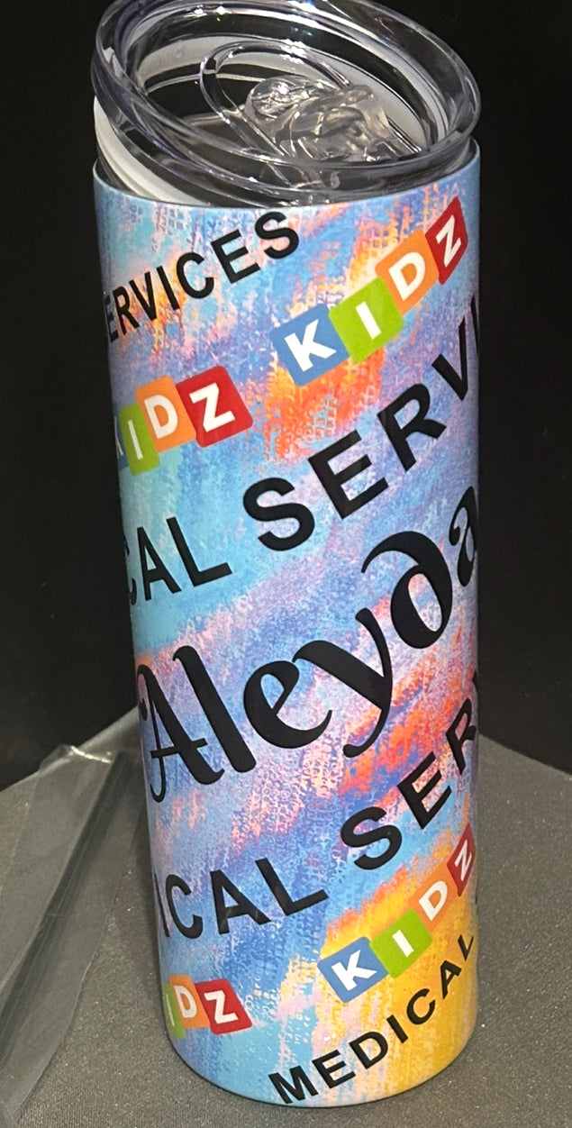 20 oz Skinny Tumbler-Custom Designing Available