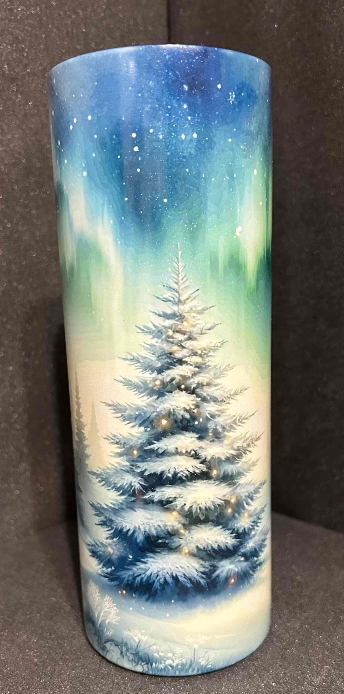 20 oz Skinny Glitter Tumbler-Custom Designing Available