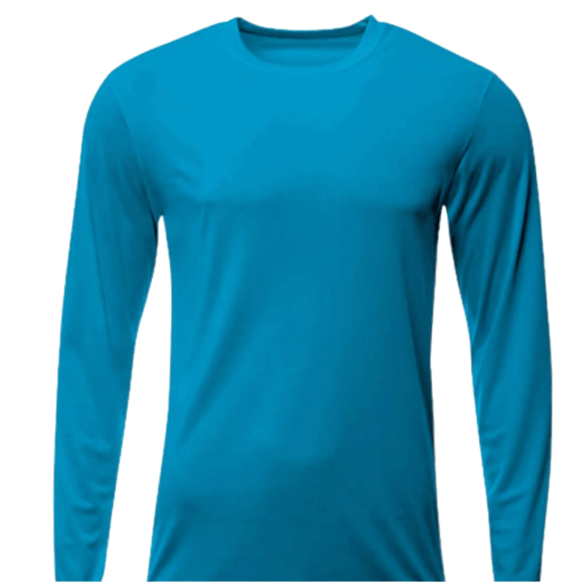 Blue Dri-Fit moisture wicking shirt for athletes.Dri-Fit Moisture Wicking Shirts