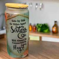 18 oz Frosted Glass Tumbler-Custom Designing Available