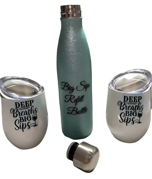 Tumbler and water bottle Gift Set