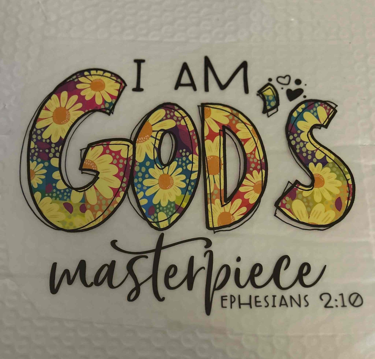 Colorful &quot;I Am God&