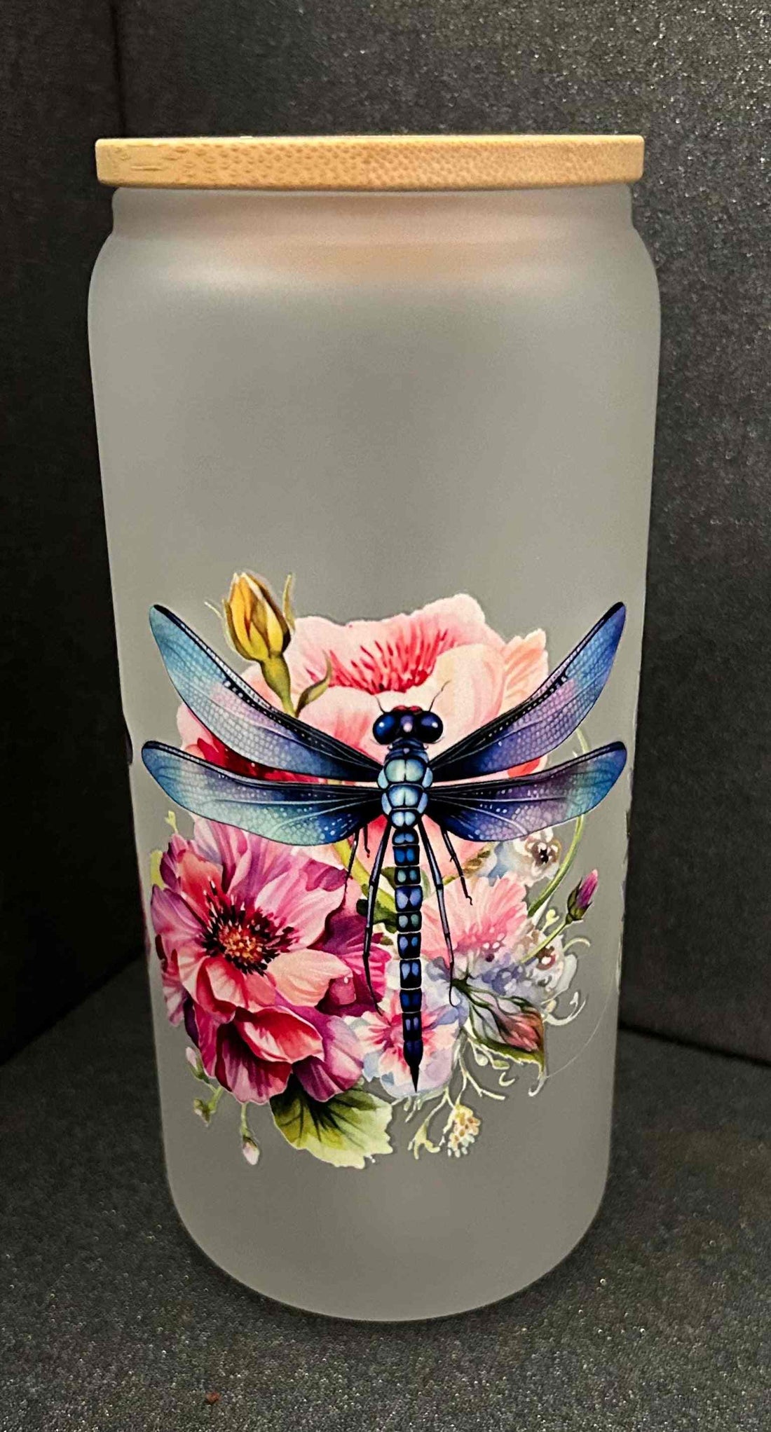 16 oz Frosted Glass Tumblers-Custom Designing Available