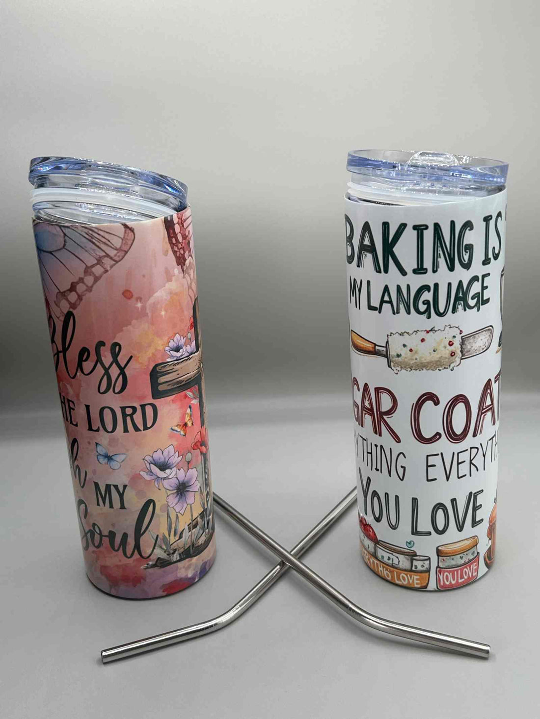 20 oz Skinny Tumbler-Custom Designing Available