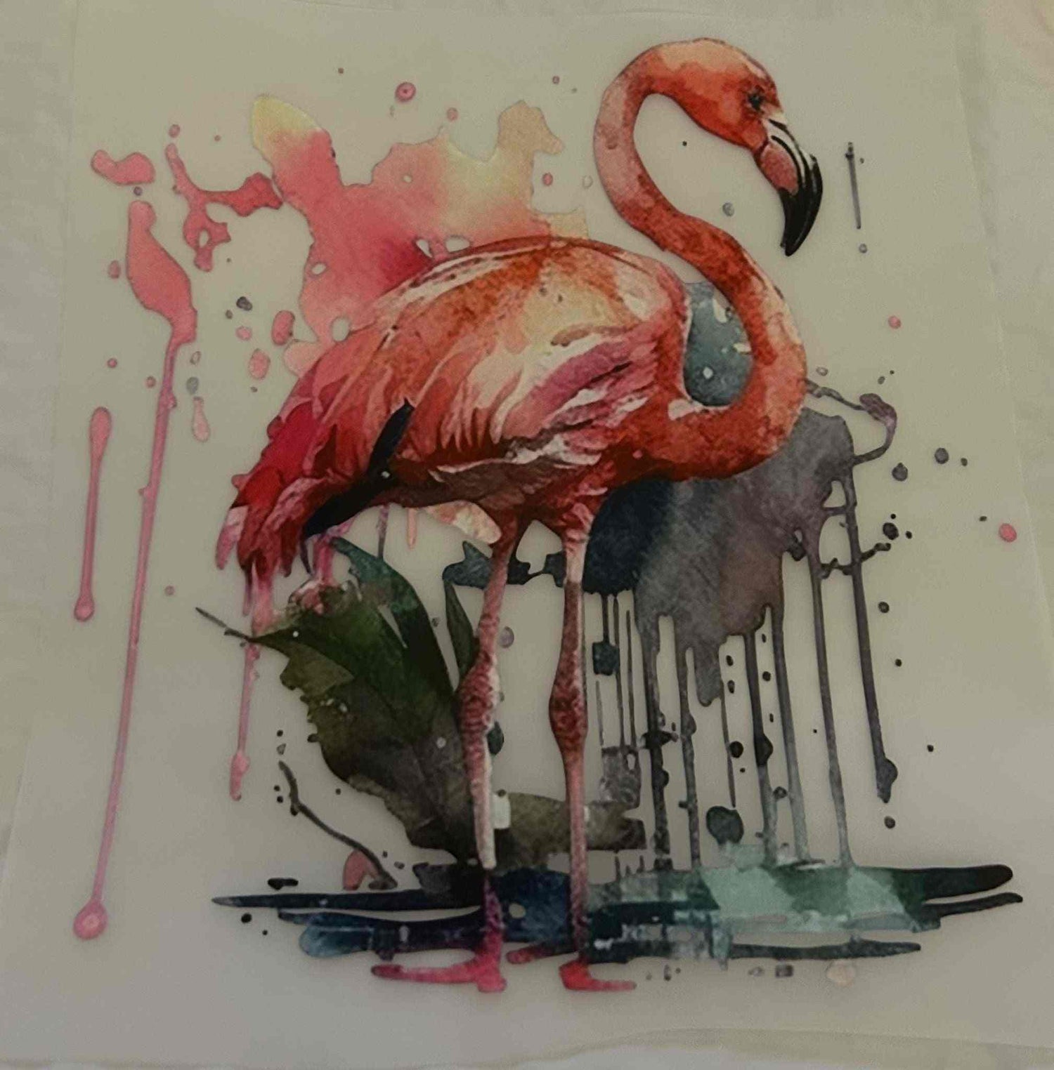 Intricate flamingo pattern from Animal Designs showcasing vibrant colors and nature-inspired art.