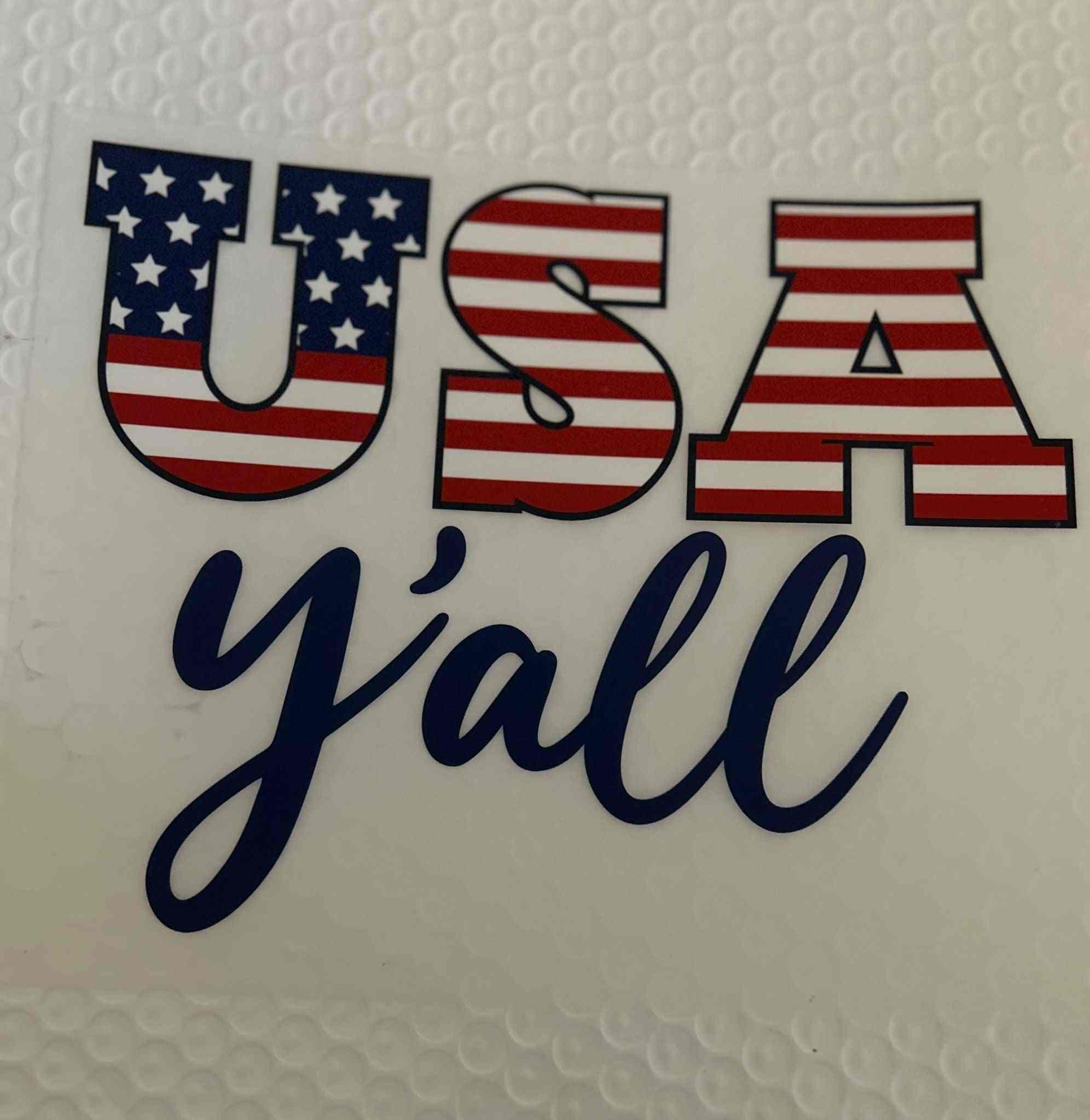 USA-themed patriotic design featuring &quot;USA y&